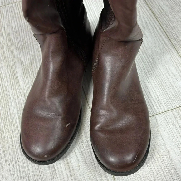 Kenneth Cole Classic Kennedy Scuba Boots flat heel in Brown size 4 - Picture 3 of 12